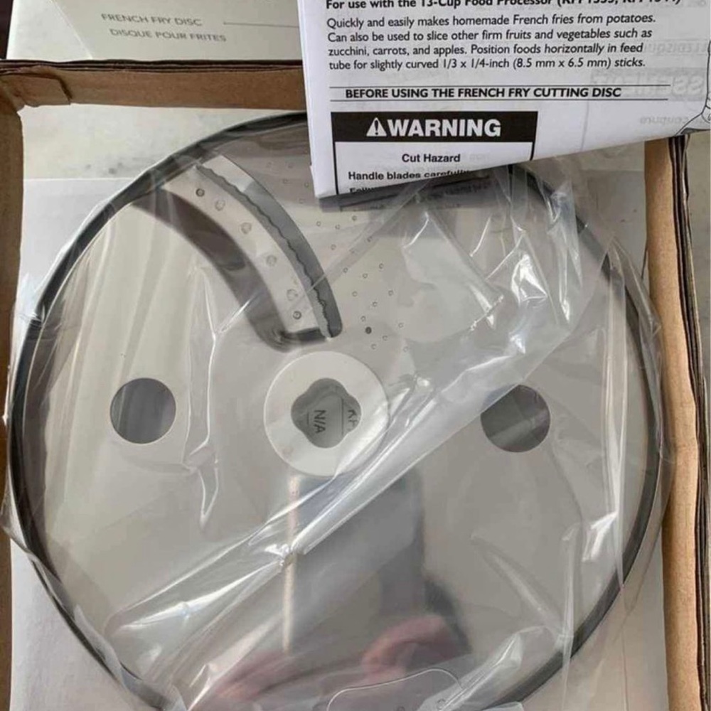 Kitchen aid food processor attachment.